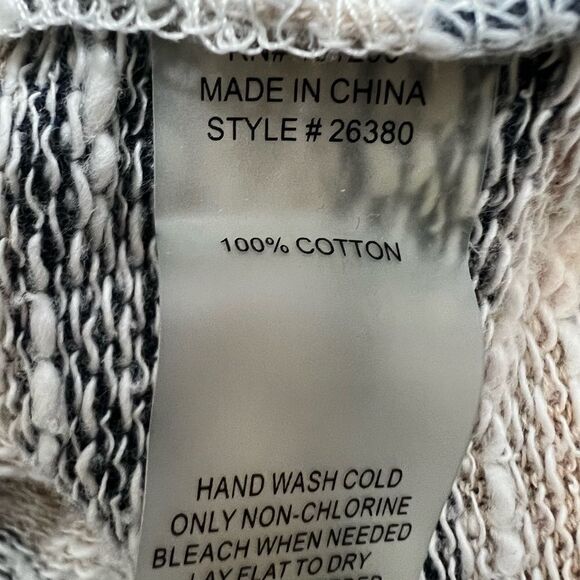 Soft Surroundings Marina Striped Pullover Top M - Picture 3 of 8